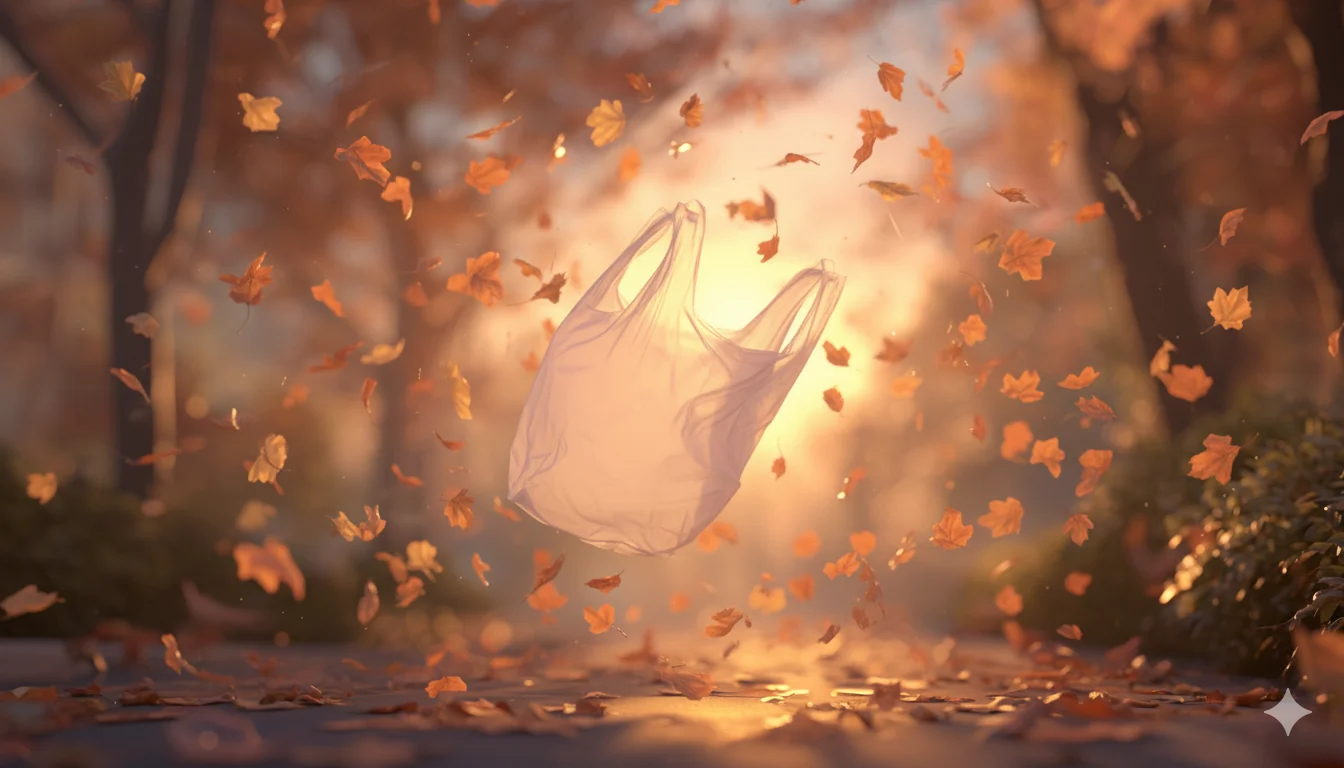 🌬️ La danza de la bolsa blanca