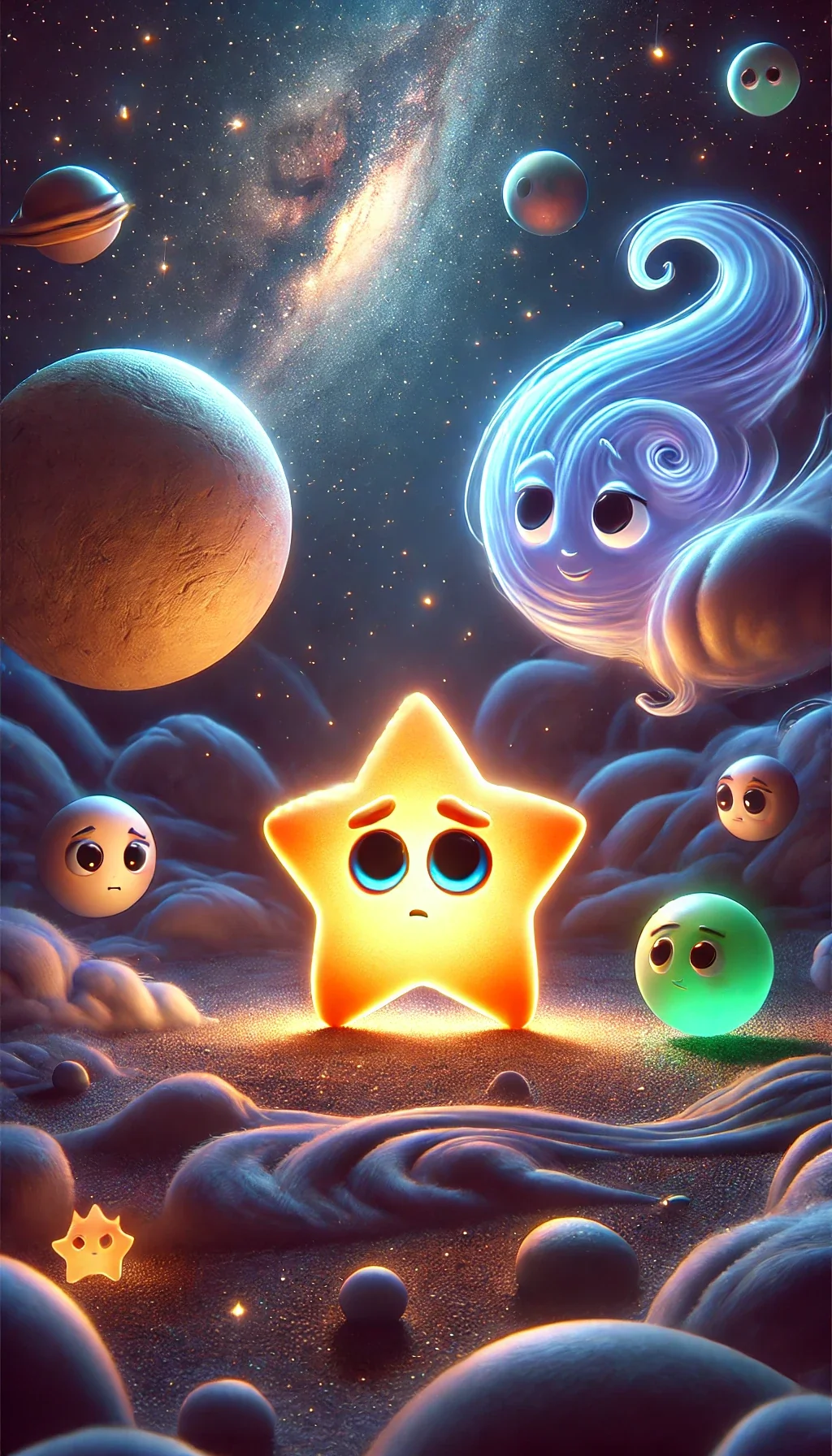 ✨ La estrella que olvidó cómo brillar - Una estrella perdida encuentra inspiración en el gesto más sencillo y sincero.